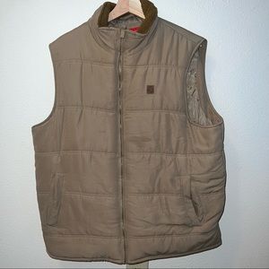 Coleman Winter Vest, Khaki, Large